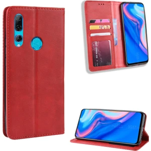 Huawei Y9 Prime 2019 Cüzdan Deri Flip Telefon Kılıfı (Yurt Dışından)