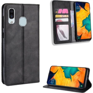 Samsung Galaxy A20 Cüzdan Deri Flip Telefon Kılıfı (Yurt Dışından)