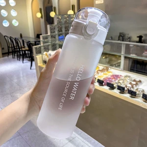 CCmoo Pretty Taşınabilir Plastik Dondurulmuş Spor Su Şişesi (Yurt Dışından)