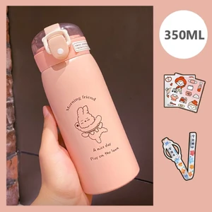 CCmoo Pretty Taşınabilir ve Büyük Kapasitet Yüksek Güzellik Dışarı Okul Su Kupası (Yurt Dışından)