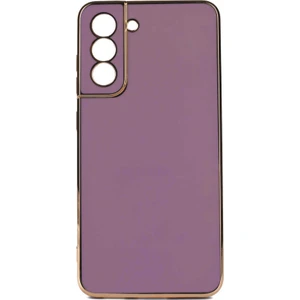 Samsung Galaxy S23 Fe Kılıf Köşeli Altın Model Kapak
