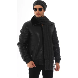 Elif İç Giyim Erkek  Ipli Bere Atkı Takım