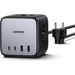 Diginest Cube 65W Gan 2 Hızlı Şarj Cihazı 2*usb / 2*type-C 3'lü Akım Korumalı Küp Grup Priz