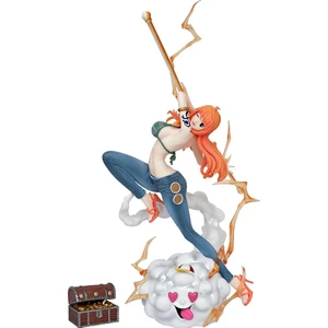 One Piece Tek Parça Iu Rezonans Nami Hasır Şapka Grubu Gk Şekil Büyük Heykel Modeli Süsleme Iki Boyutlu Çevresel Animasyon (Yurt Dışından)