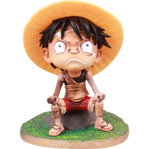 One Piece Anime Korsanlar Gk Bandaj Çocukluk Küçük Luffy Oturan Yaralı Ağlayan Sahne El Şekilli Kalıp Süsleme Çizgi Roman Sergisi (Yurt Dışından)