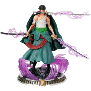 One Piece Küçük Kanlı Zoro Tek Parça Gk Üç Bıçaklı Sahne Heykeli Kutulu Animasyon Figürü (Yurt Dışından)