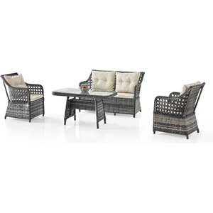 Floray - Rattan Bahçe Balkon Çay Takımı