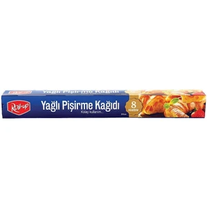 Yağlı Fırın Tepsi Pişirme Kızartma Kağıdı - 8 Metre -1 Kutu