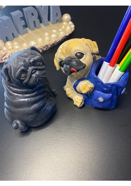 Pug Biblo Saksı ( Biblo - Saksı )