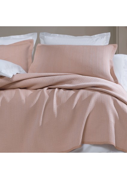 Bedding Digna Çift Kişilik Yatak Örtüsü Seti - Pudra