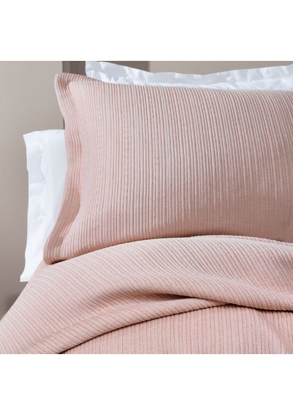 Bedding Digna Çift Kişilik Yatak Örtüsü Seti - Pudra