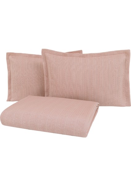 Bedding Digna Çift Kişilik Yatak Örtüsü Seti - Pudra