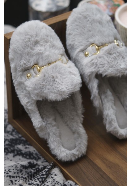 Oct Shoes Kadın Peluş Terlik TS1054