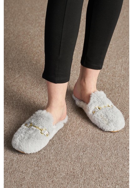 Oct Shoes Kadın Peluş Terlik TS1054
