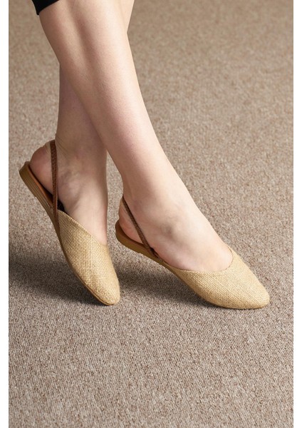OCT Shoes Hasır Kadın Sandalet TS1044