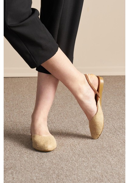 OCT Shoes Hasır Kadın Sandalet TS1044