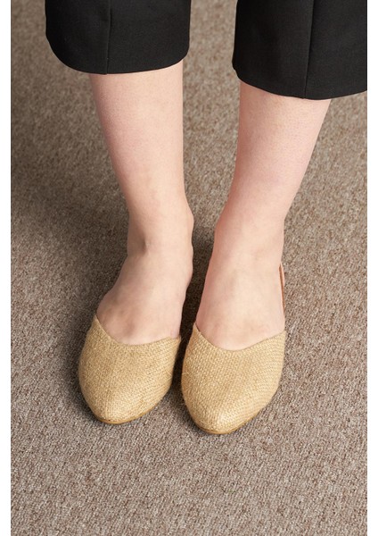 OCT Shoes Hasır Kadın Sandalet TS1044