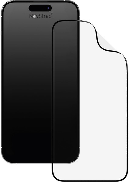 Apple iPhone 15 ile Uyumlu Ekran Koruyucu Parlak Şeffaf Seramik Nano Esnek Cam