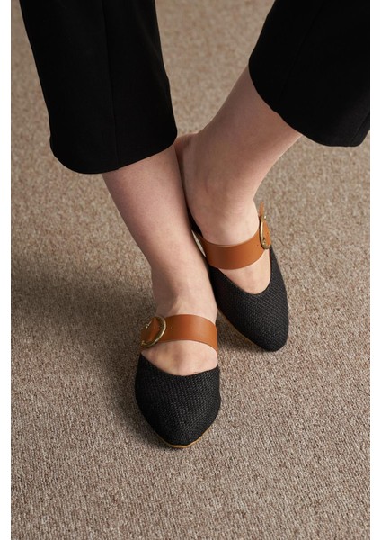 OCT Shoes Tokalı Kadın Terlik TS1043