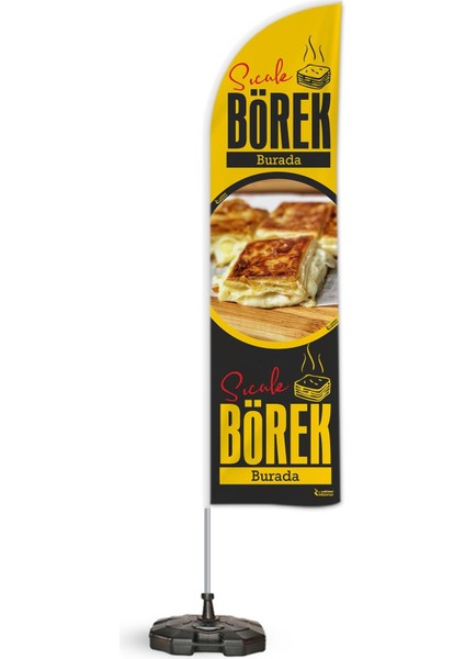 Börek Temalı Yelken Bayrakv1