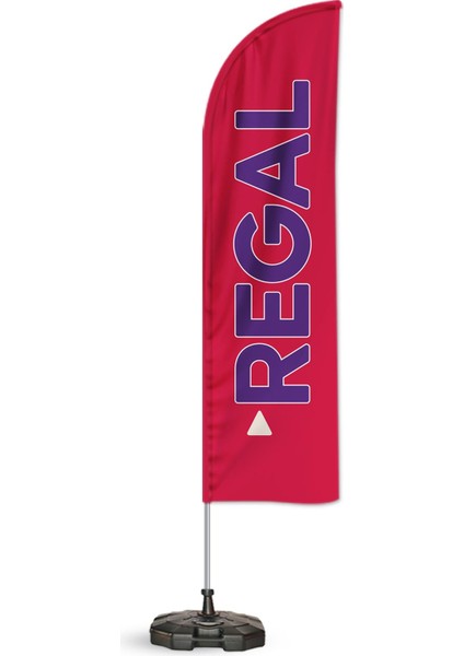 Regal Yelken Bayrak Pembe