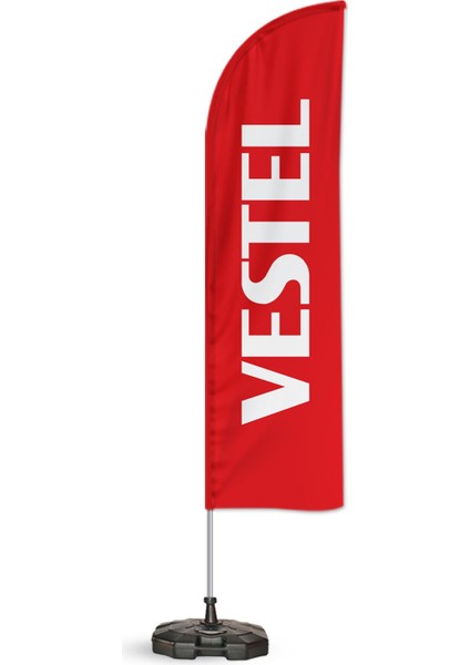 Vestel Yelken Bayrak Kırmızı