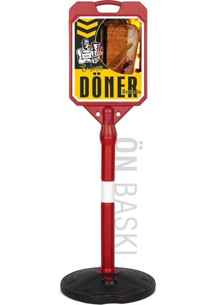 Döner 2 Yelken Bayrak + 1 Yön. Dubası Paketi Sarı indirimleri