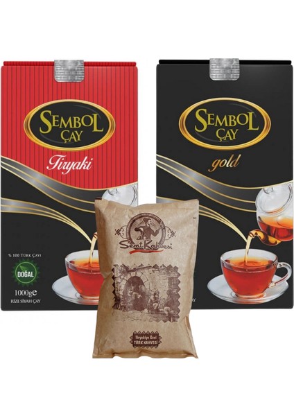 Fırsat Paketi Gold 1000G+TIRYAKI 1000G (Türk Kahvesi Hediyeli) 2000 gr