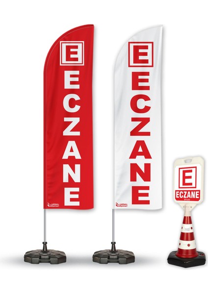 Eczane 2 Yelken Bayrak 1 Reklam Duba Paketi V1
