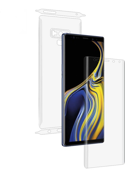 Redmi Note 8 Ön-Arka 360 Fullbody Darbe Emici Kaplama ve Hd Ekran Koruyucu