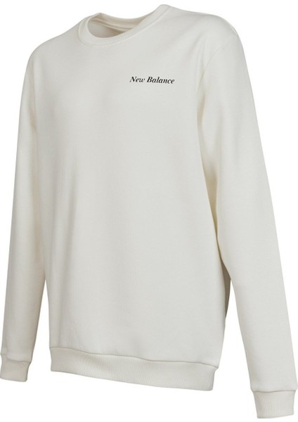 New Balance MNC3328 Beyaz Erkek Sweatshirt