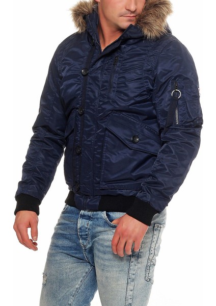 12109349 Jorforce Bomber Jacket Lacivert Mont Lacivert modelleri