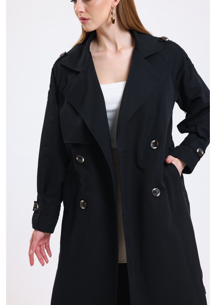 Seba Collection Kemerli Kruvaze Yaka Trençkot KDN-1006 modelleri