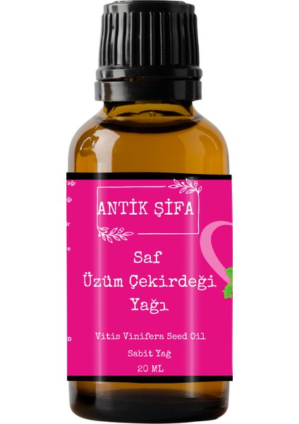 Antik Şifa Üzüm Çekirdeği - 20 ml (Soğuk Sıkım)