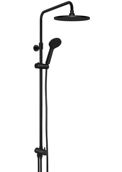 Luna Telekobik Kolonlu Yağmurlama Tepe Duş Robotu Mat Siyah 102158032C1