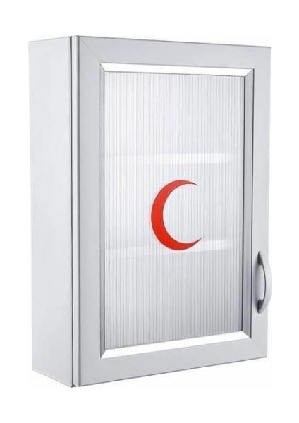 Ecza Dolabı İçi Dolu Lüx Ilk Yardım İçerikli Pvc 50 x 35 x 16 cm-159+PHL