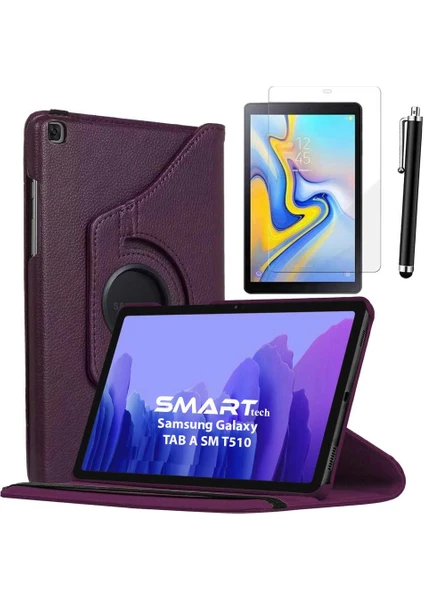 Smart Tech Samsung Galaxy Tab A Sm T510 10,1 Inç Kılıf Ekran Koruyucu Kalem Set