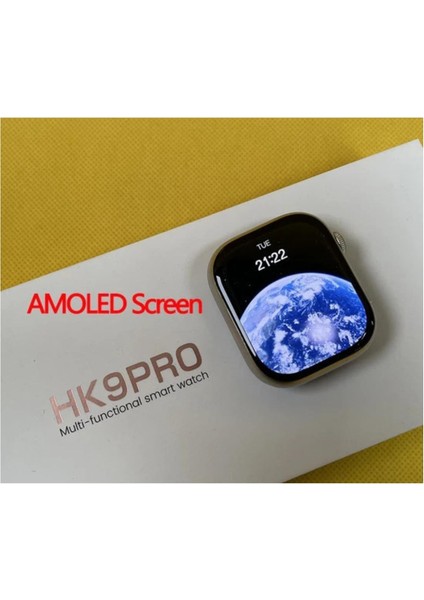 BGG Tech Hk9 Pro 2,02" Super Amoled Ekran 45MM Kordon Akıllı Saat