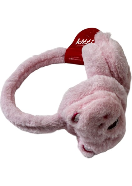 Kitti Çocuk Peluş Kulaklık 4-8 Yaş Pembe-4-8 Yaş