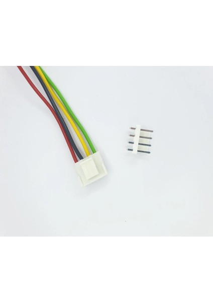 Sanec 3,96MM Kilitli 4 Pin Kablolu Konnektör Takım 30CM - 0,50MM - Çift Taraflı