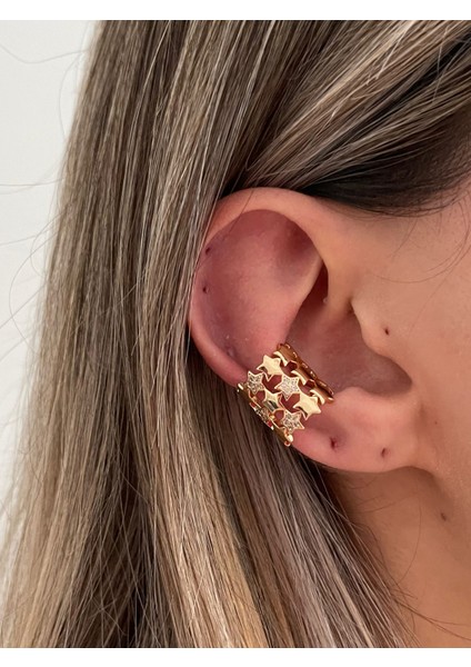 Yıldızlı Bold Earcuff