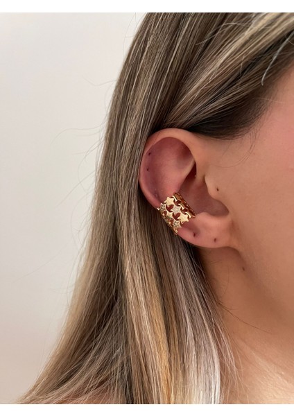 Yıldızlı Bold Earcuff