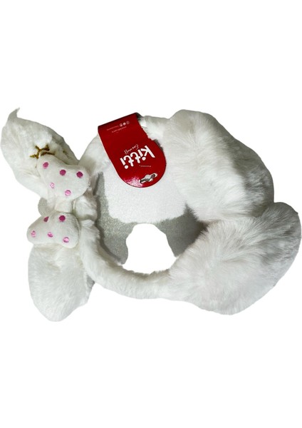 Kitti Çocuk Peluş Kulaklık 4-8 Yaş Pudra-4-8 Yaş