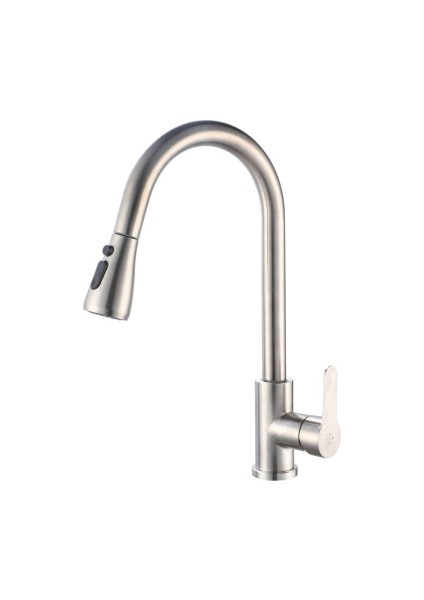 Inox Spiralli Mutfak Bataryası Inox Spiralli Evye Bataryası Fleko Yüksek Kalite Pirinç Batarya