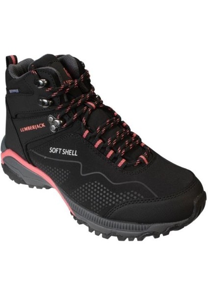 Kadın Siyah Pembe Waterprof Outdoor Bileki Bot