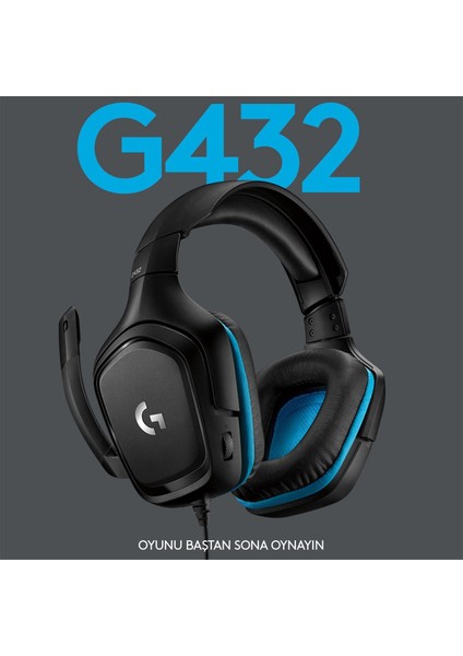 LOGITECH G G432 981-000770 7.1 OYUNCU KULAKLIĞI