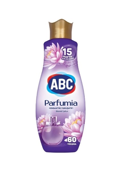 6'lı Abc Yumuşatıcı Konsantre 1440 Ml. Parfumia Gizemli Lotus