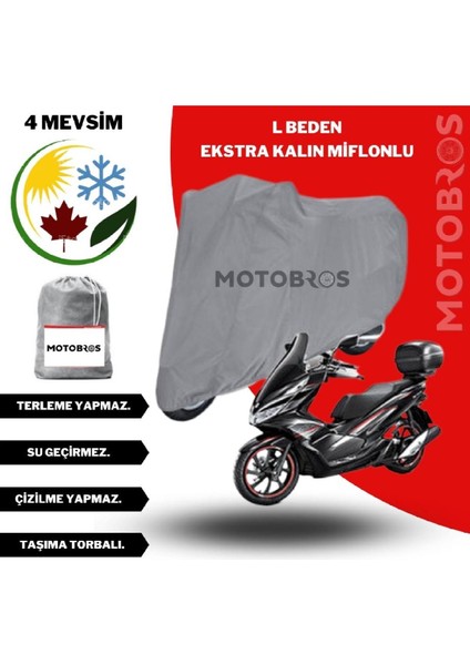 Motor Brandası Motosiklet Brandası L Beden (Ekstra Kalın)