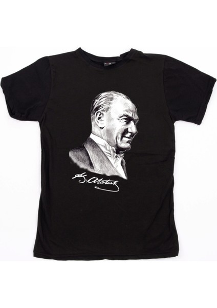 Atatürk Portre Tshirt (Relax Fit) / 9xl / 8xl / 7xl / 6xl / 5xl / 4xl / 3xl