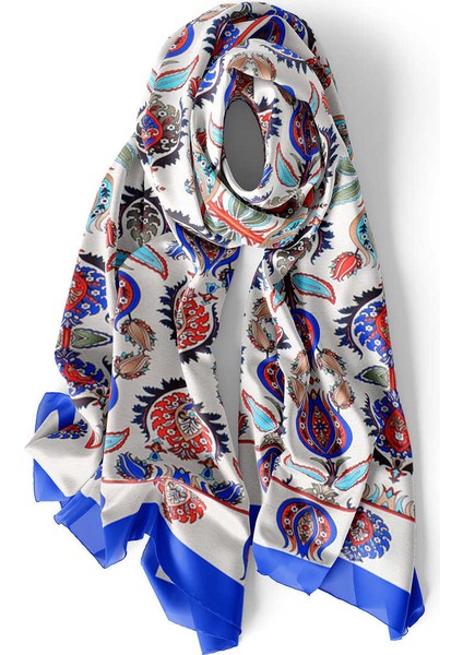Saks Iznik Desen Ipek Fular
